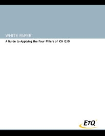 A Guide to Applying the Four Pillars of ICH Q10